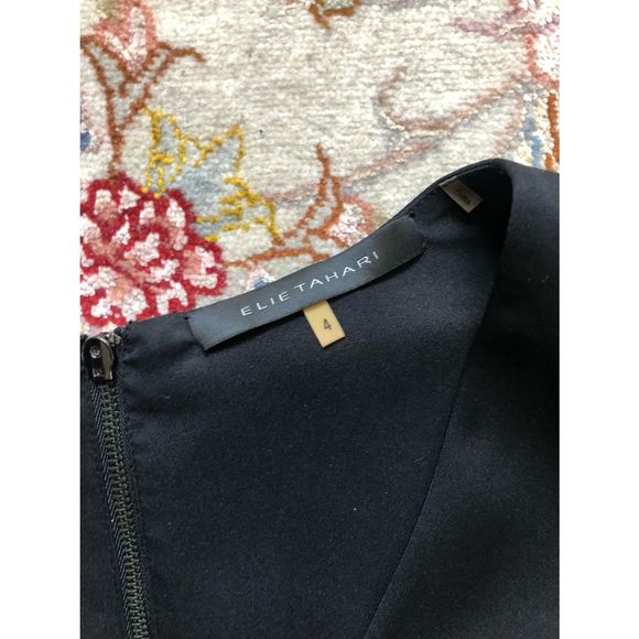 Elie Tahari Linen Blend Dress - Picture 4 of 10